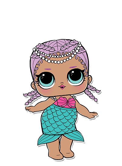 Merbaby Lol Surprise! Series 1 Merbaby Mermaid Doll