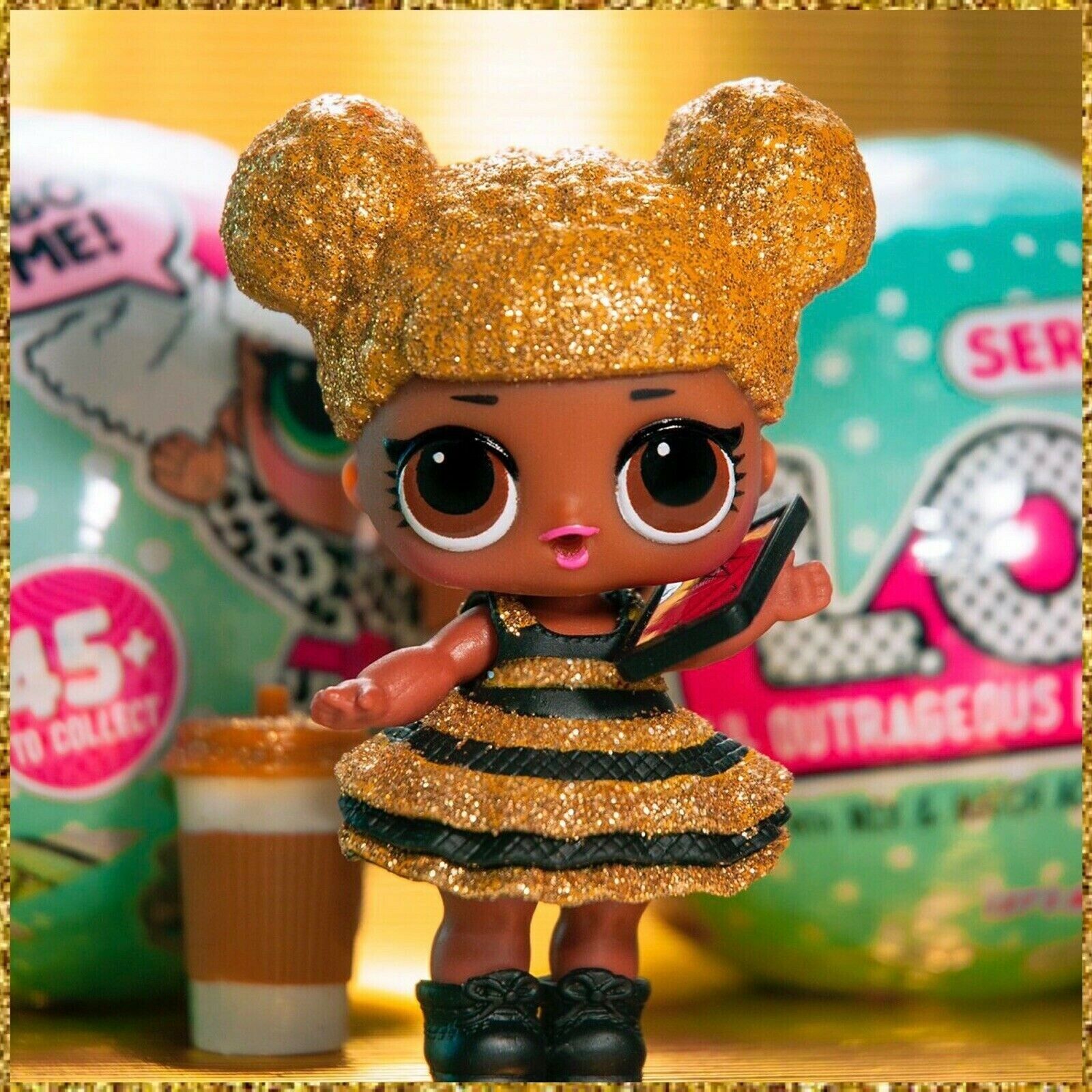 Details about   ORIGINAL Ultra Rare LOL Surprise Dolls Series 1 QUEEN BEE LILBig Sister 