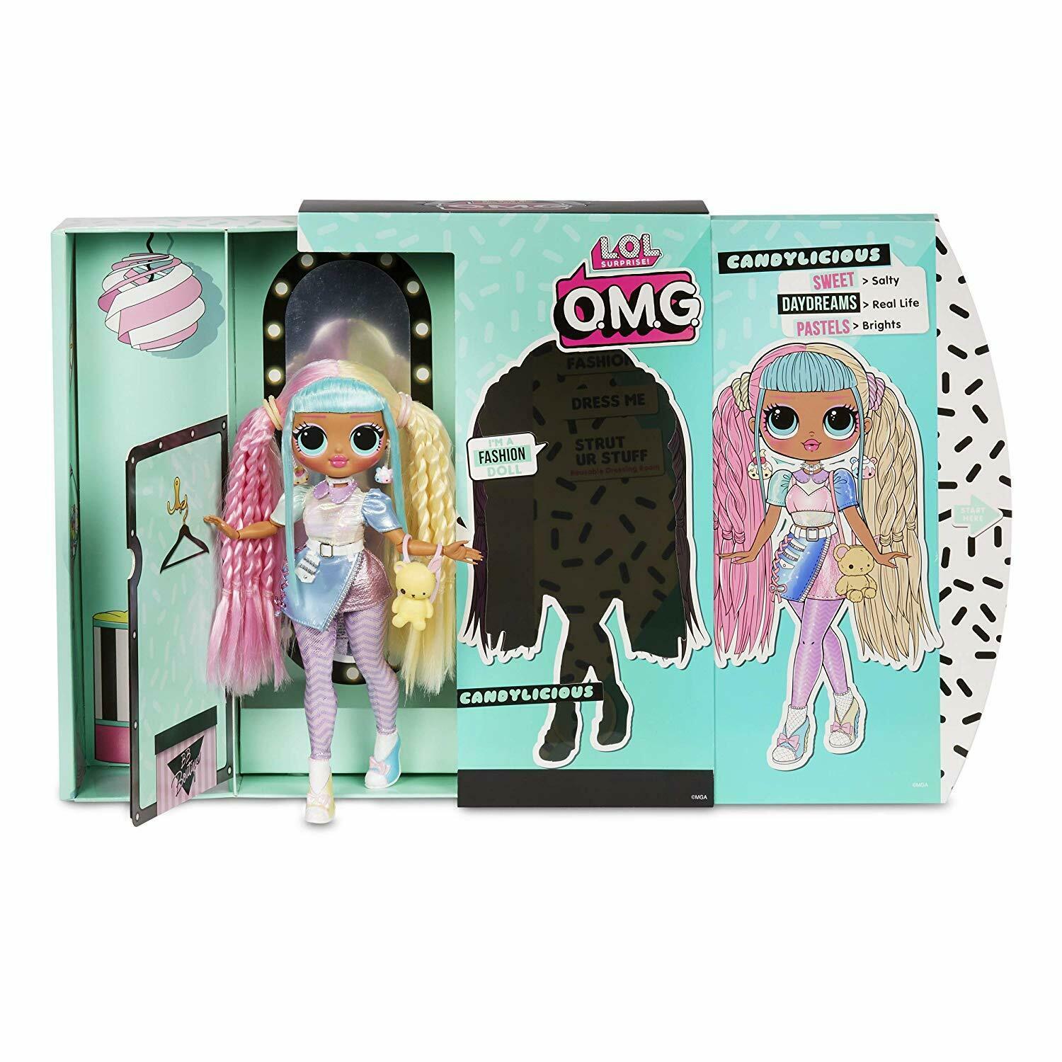 LOL Surprise Fashion Doll OMG Candylicious Purse Accessories Articulated Posable 