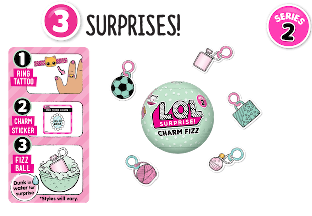 L.O.L. Surprise! Series 2 Charm Fizz Ball